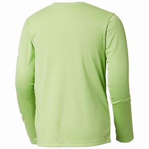Columbia Camisas PFG Terminal Tackle™ Manga Larga Tee Niña Verdes Claro/Blancos (804BHXAWZ)